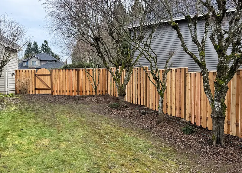 Refinished cedar porch deck after restoration showing clean boards and fresh finish in the Portland metro area.